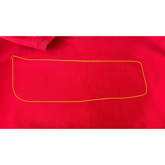 Champion Reverse Weave Crewneck Sweatshirt Men’s Size 2XL Red Athletic Jumper - Picture 9 of 10